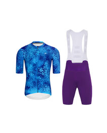 HOLOKOLO maillot corto y pantalón corto - RUSTLE - púrpura/azul